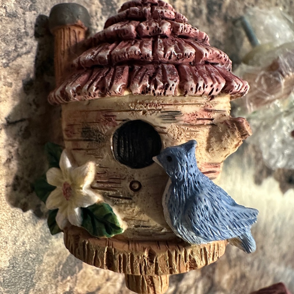 Charming Birdhouse Figurines-drawer pull Set - Multicolor - Picture 3 of 6